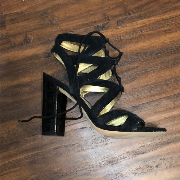 Sam Edelman Black Yardley Heels - Picture 1 of 4